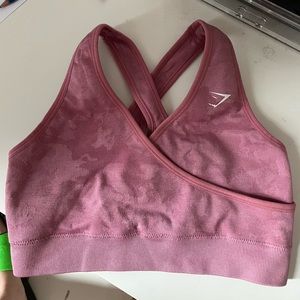 Gymshark adapt camo seamless sports bra